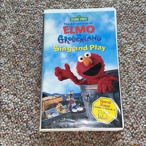 Seasme Street Other Elmo In Grouchland Vhs Tape Poshmark
